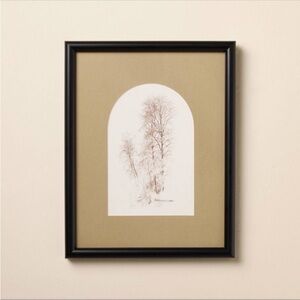 Hearth & Hand with Magnolia 11"x14" Sepia Tree Framed Wall Art